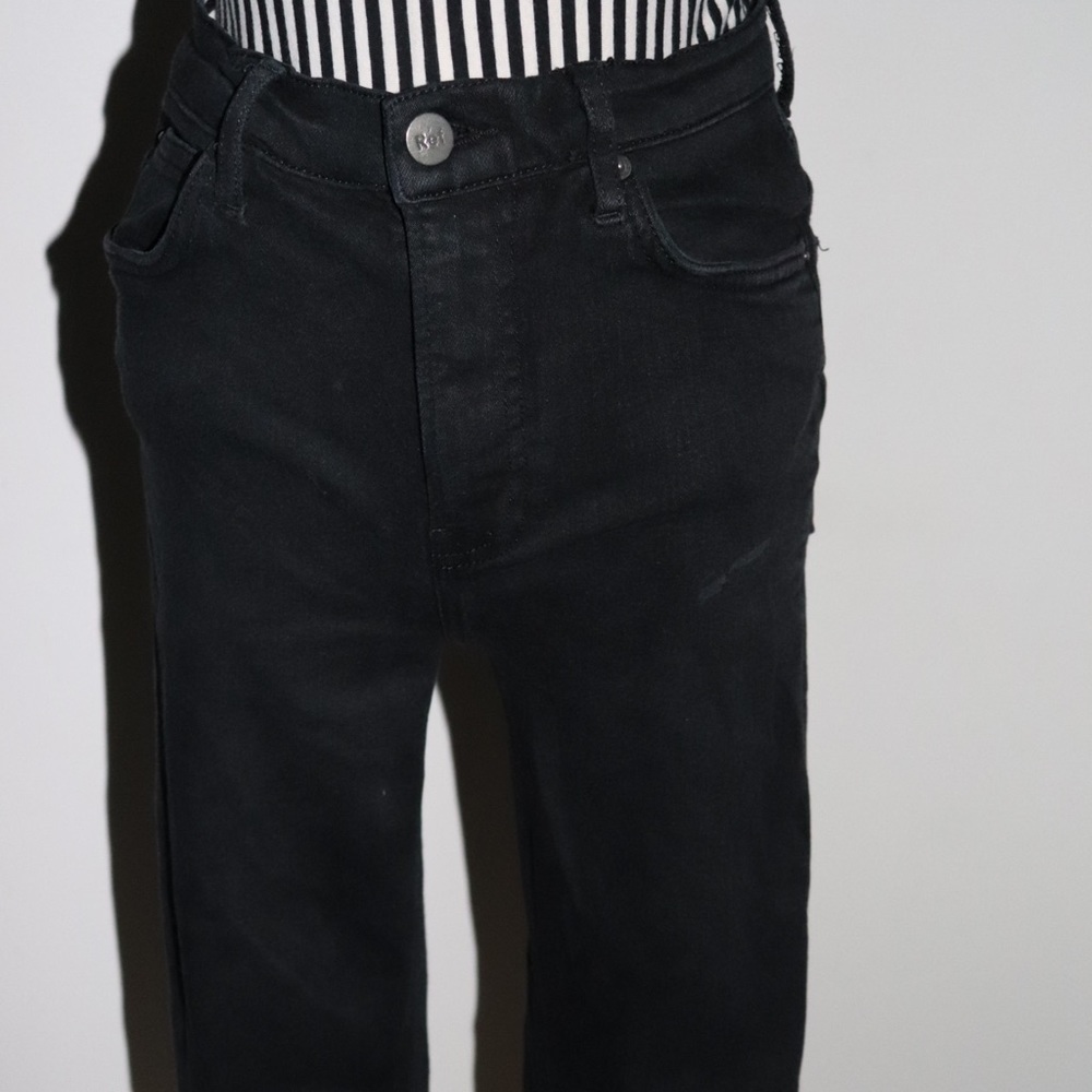 Black reformation jeans